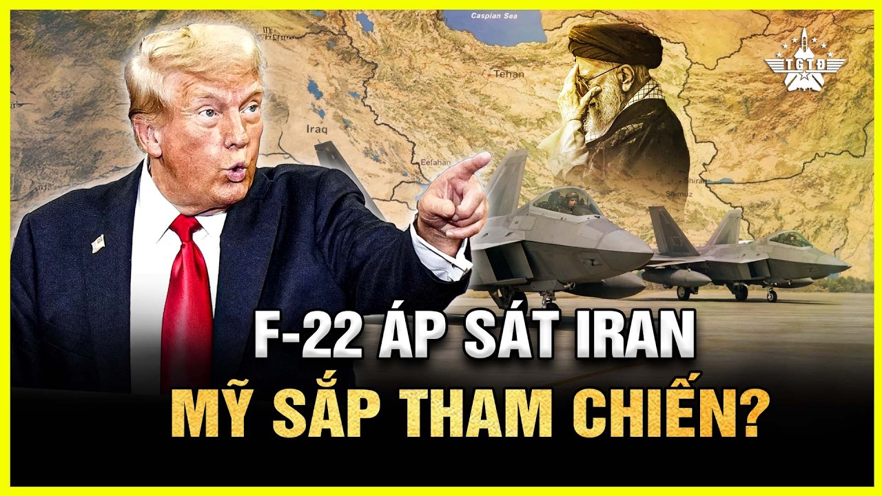 F-22 Đổ Bộ Israel, Mỹ Vạch Lằn Ranh Đỏ – Iran Trước Nguy Cơ Đối Đầu Trực Tiếp