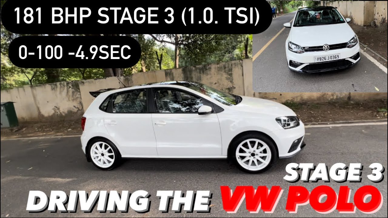 181 BHP , STAGE 3 POLO 1.0 TSI..0-150KM/H TEST, DRIVING EXPERIENCE 🔥