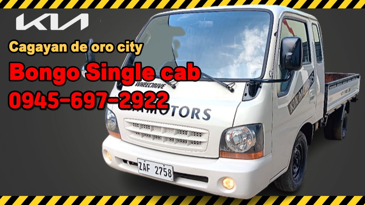 CDO KIA Bongo Frontier SINGLECAB 🚚 Bigeye WHITE Available NOW CDO  0945-697-2922 Cagayan de oro city