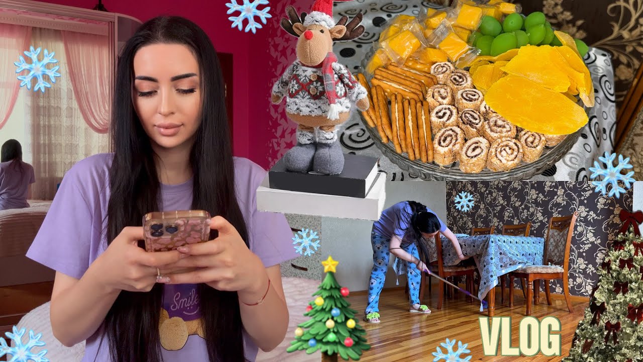 XAÇMAZDAN QONAGLAR QƏLDİ ❄️ TƏMİZLİK / MARKET ALIŞ VERİŞ 🩵 Ayka 14