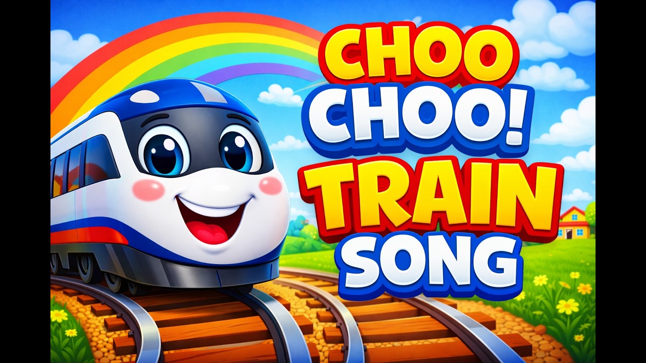 Train Song for Kids 🚂 | Choo Choo Train Song for Toddlers | Ember Tales Rhymes