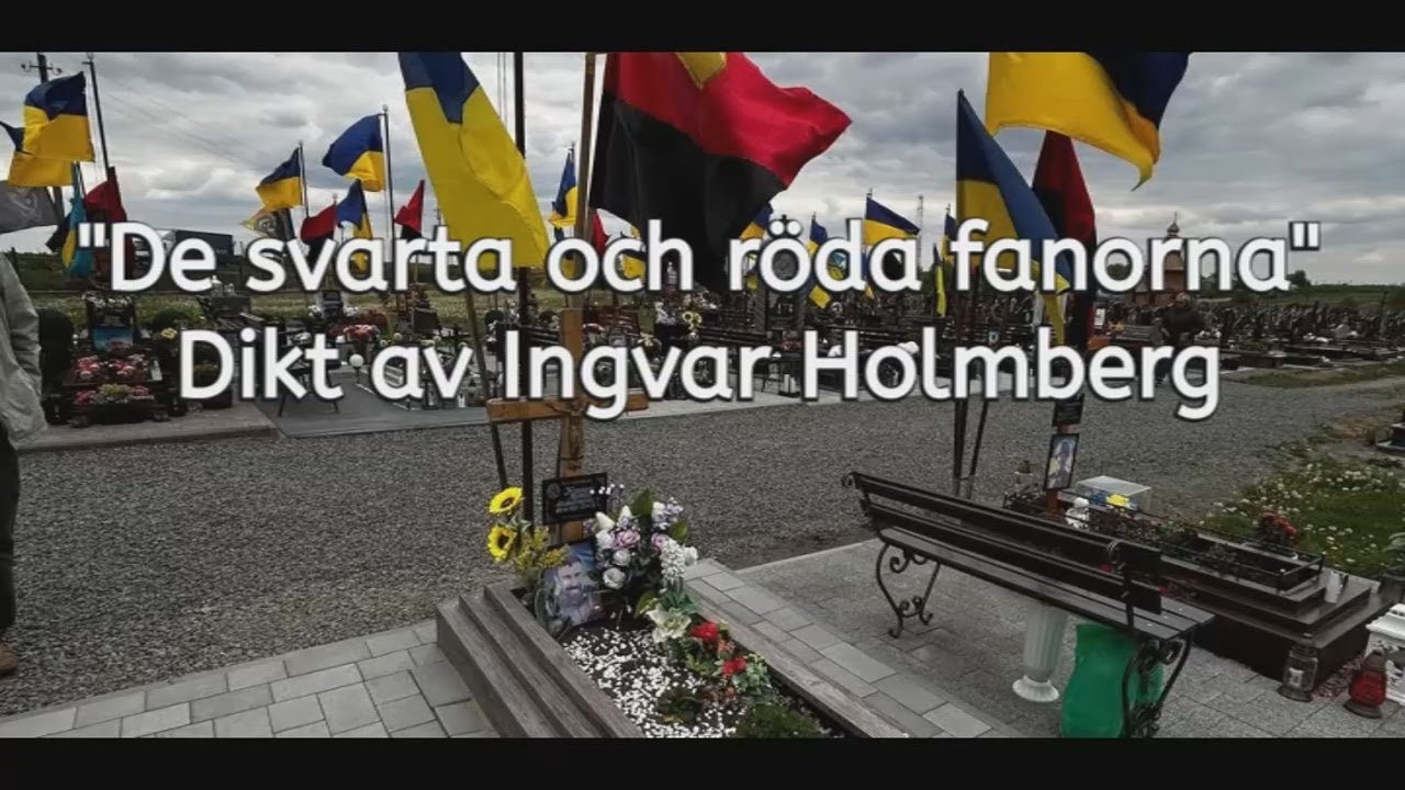 De svarta och röda fanorna -  Dikt av I Holmberg