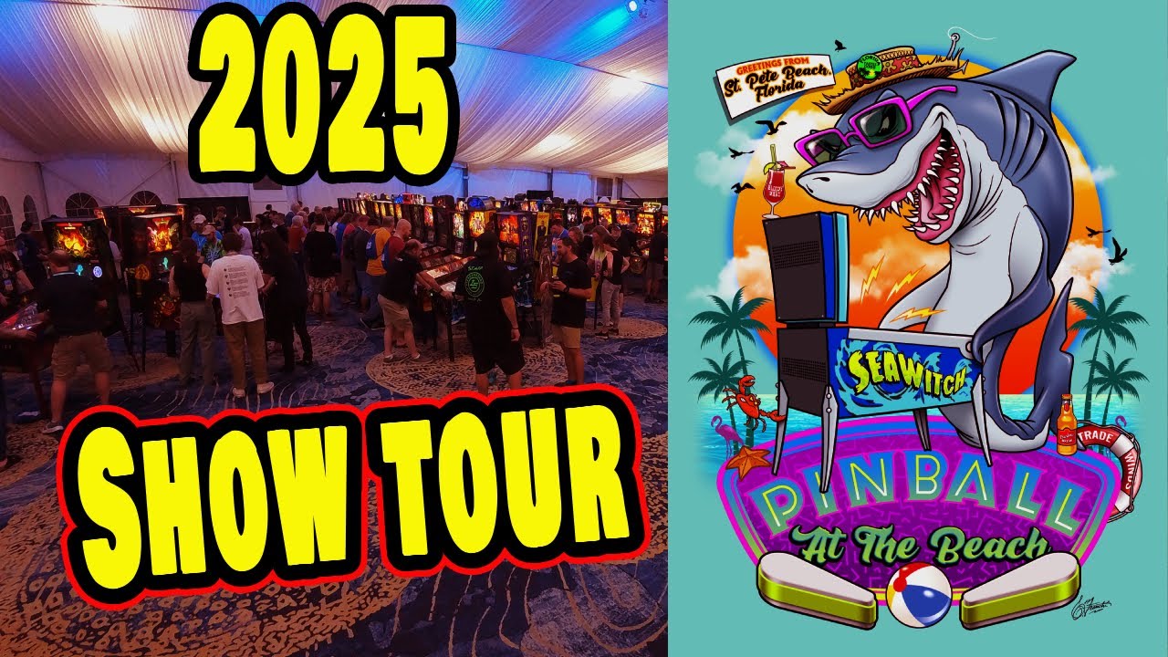 2025 Pinball At the Beach Opening day! #pinball