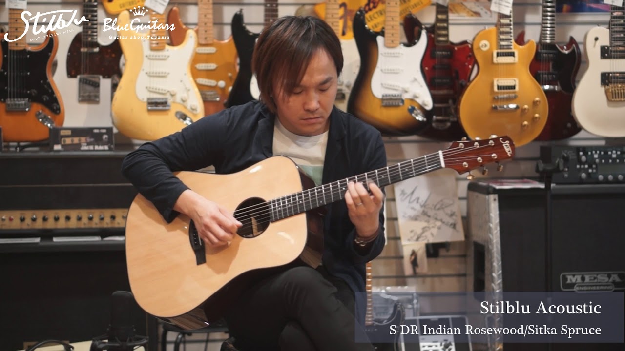 Blue Guitars - Stilblu / Acoustic Model-DR African Mahogany & Indian Rosewood