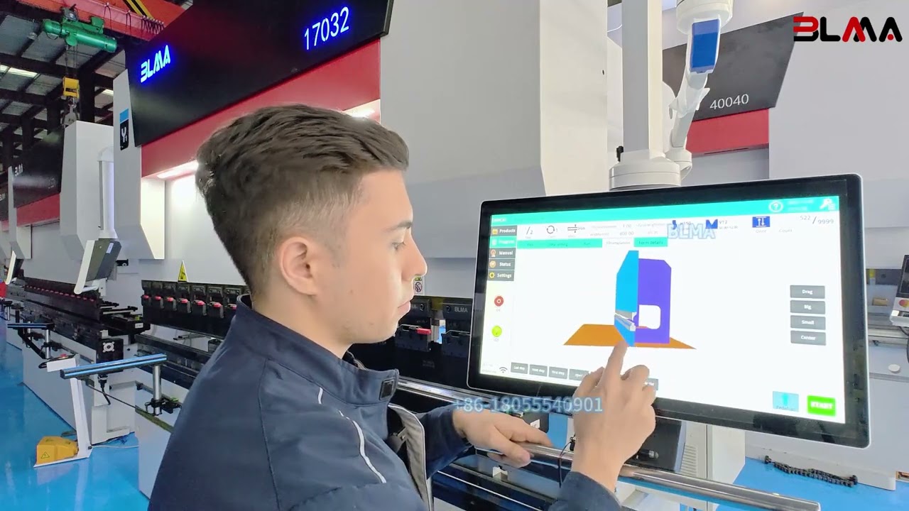 2025-BLMA-How to Use the BLMA ET18 CNC Press Brake Controller | Easy & Precise Operation Guide