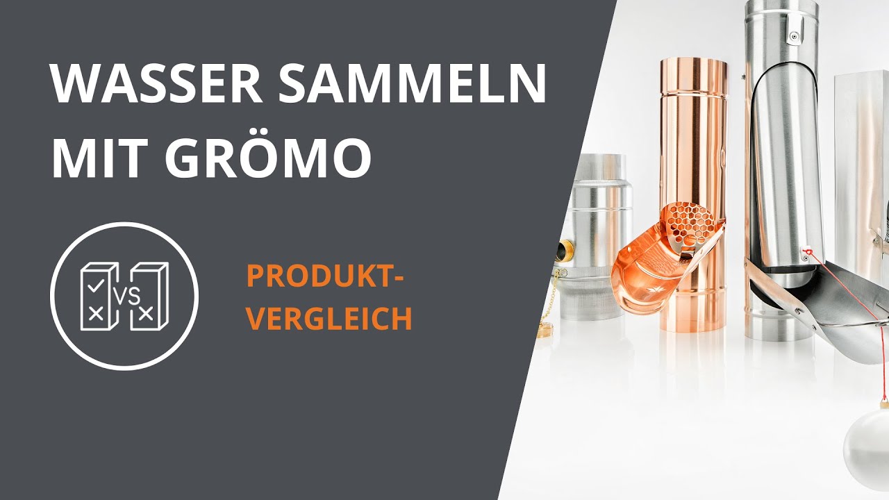 GRÖMO vergleicht Produkte zum Regenwassersammeln - du entscheidest!