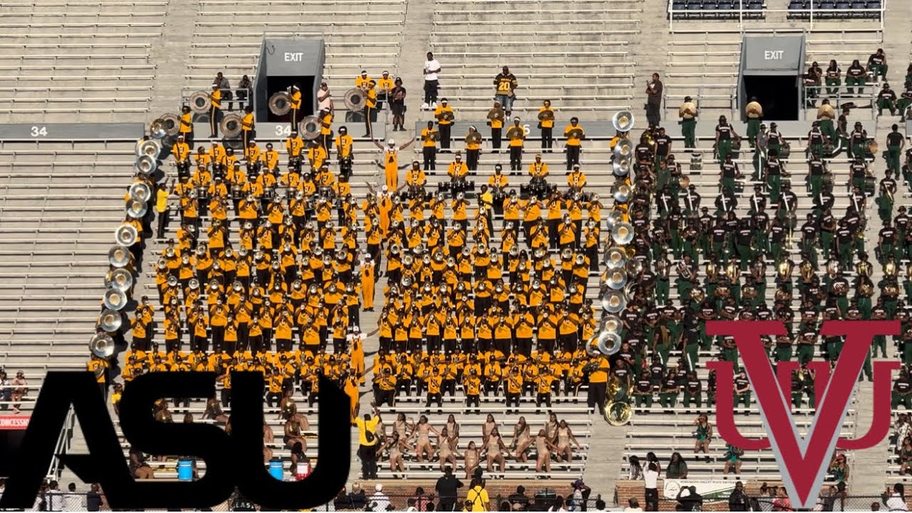 Alabama State vs Virginia Union (stand battle) 2025 Legends At Legion Battle Of The Bands 