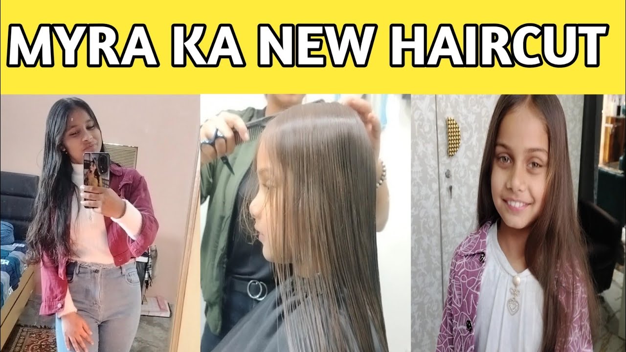 Myra new haircut|| Haircut|| Happy Girl Myra||Myra 
