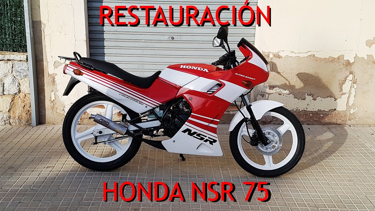 Restauración Honda NSR 75 Montaje.