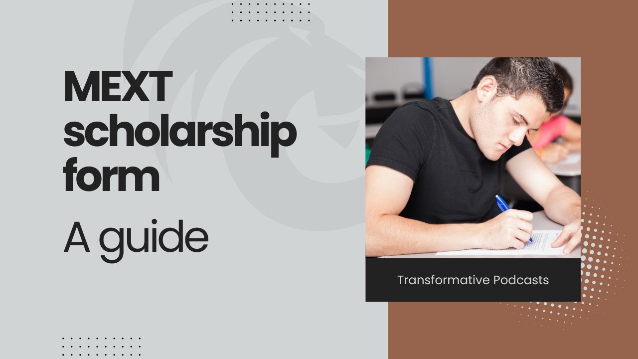 👉 How to Fill the MEXT Scholarship Application Form (Step-by-Step Guide 2025)