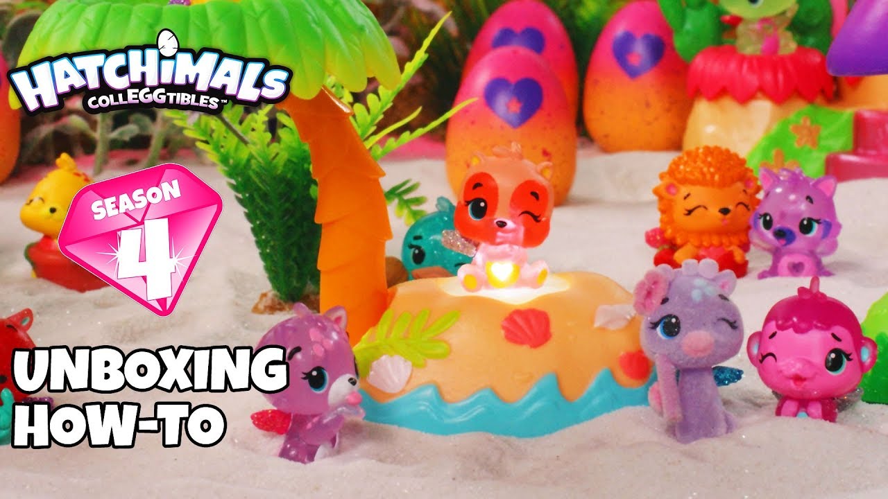 Hatchimals CollEGGtibles | Unboxing Season 4 #HatchBright