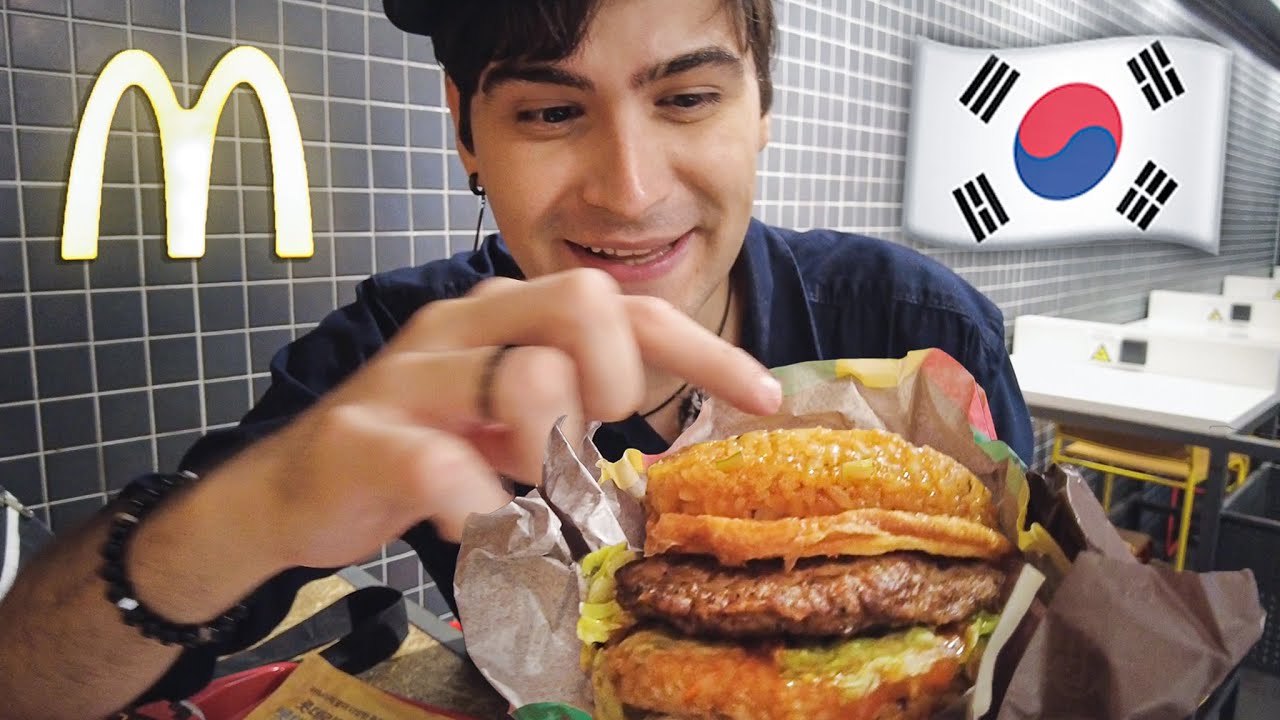 Los menús más EXTRAÑOS de McDonald's en Corea del Sur 🍔🇰🇷  Fabio Torres