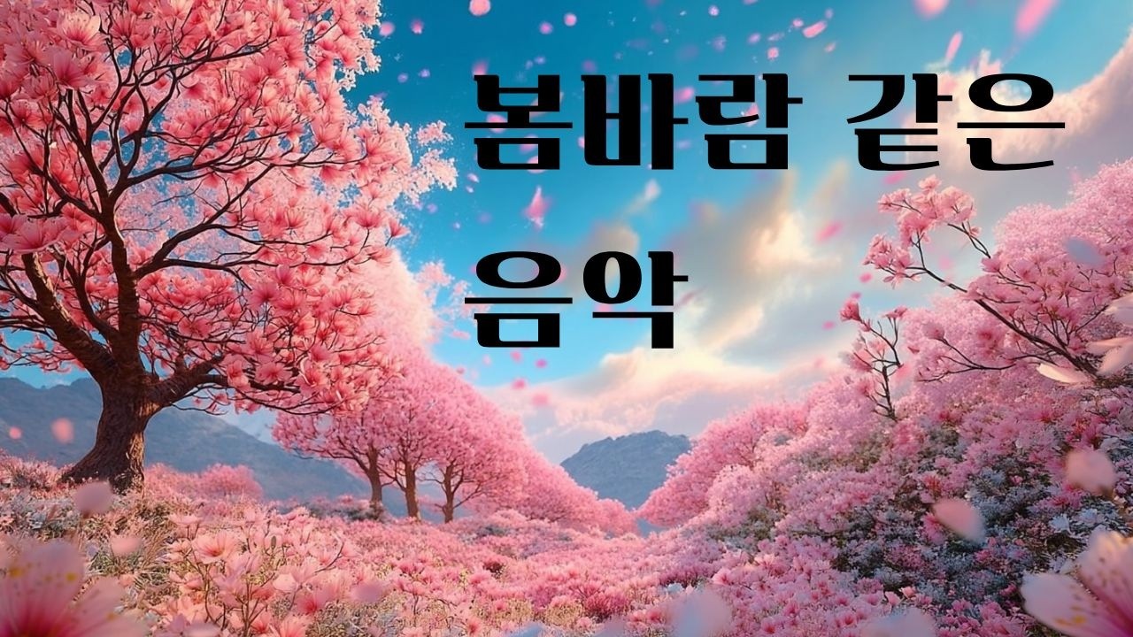 봄바람이 부는 카페 🌸 Spring Cafe Jazz Playlist | 카페·매장 음악 🎵10시간 플레이리스트 중간광고 없음