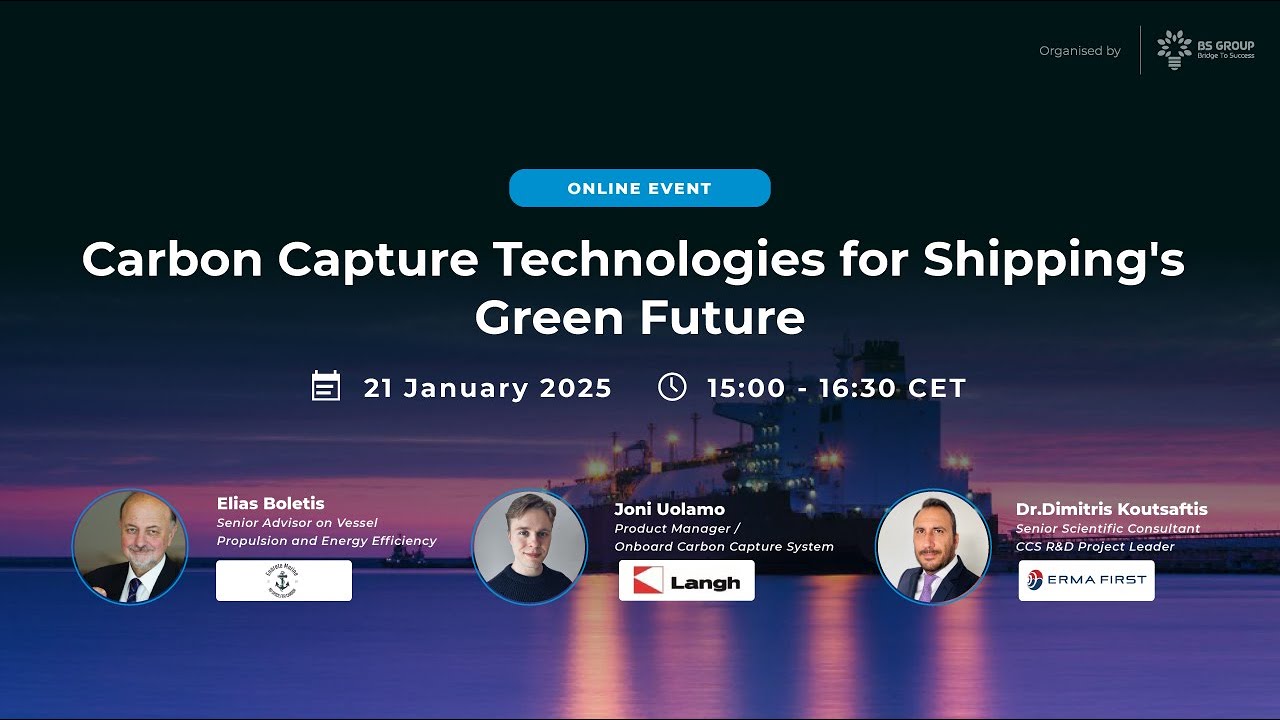 BS Group Virtual Conference: Carbon Capture Technologies for Shipping's Green Future