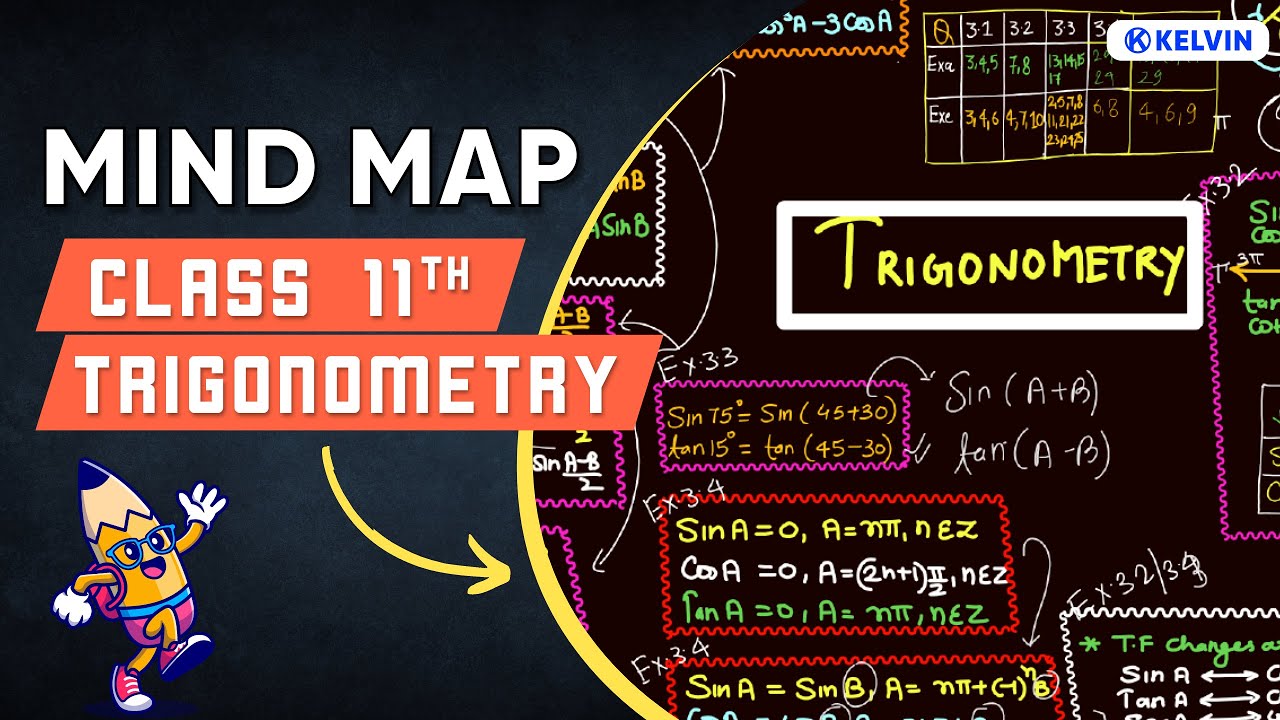 Trigonometry Class 11 Mind Map | Super Quick Revision in Just 16 Minutes ⏱
