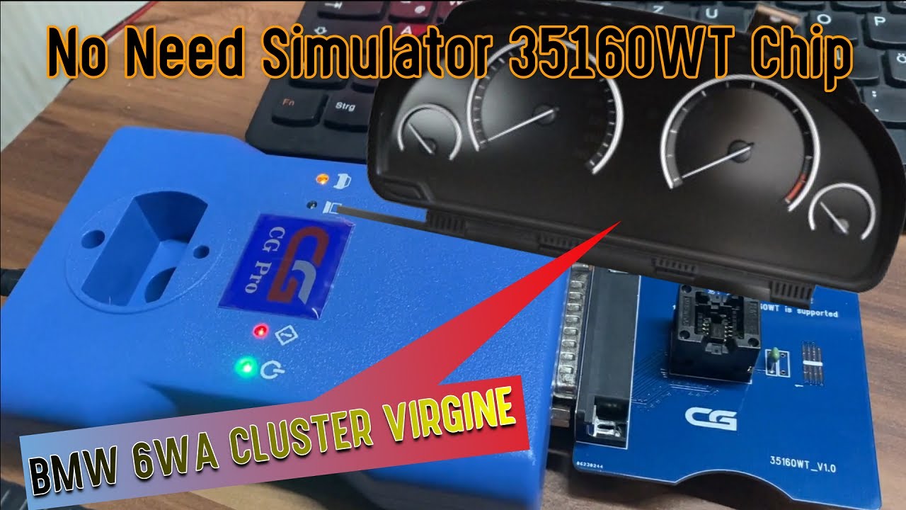 BMW F series instrument cluster reset No Need Simulator 35160WT  CG Pro 9S12 Programmer شرح مهم
