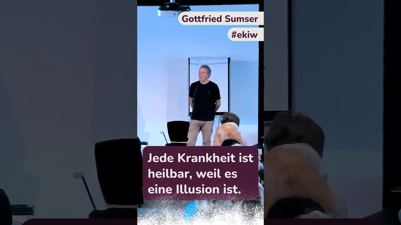 Jede Krankheit ist heilbar, weil es eine Illusion ist. #ekiw #einkursinwundern