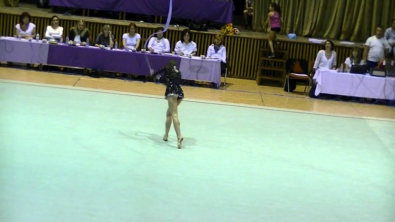Peycheva Simona  ribbon  Championships of Bulgaria 2013