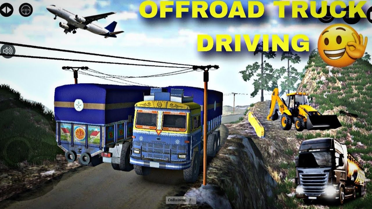 off road truck driving game full gameplay video 😱😱😱
