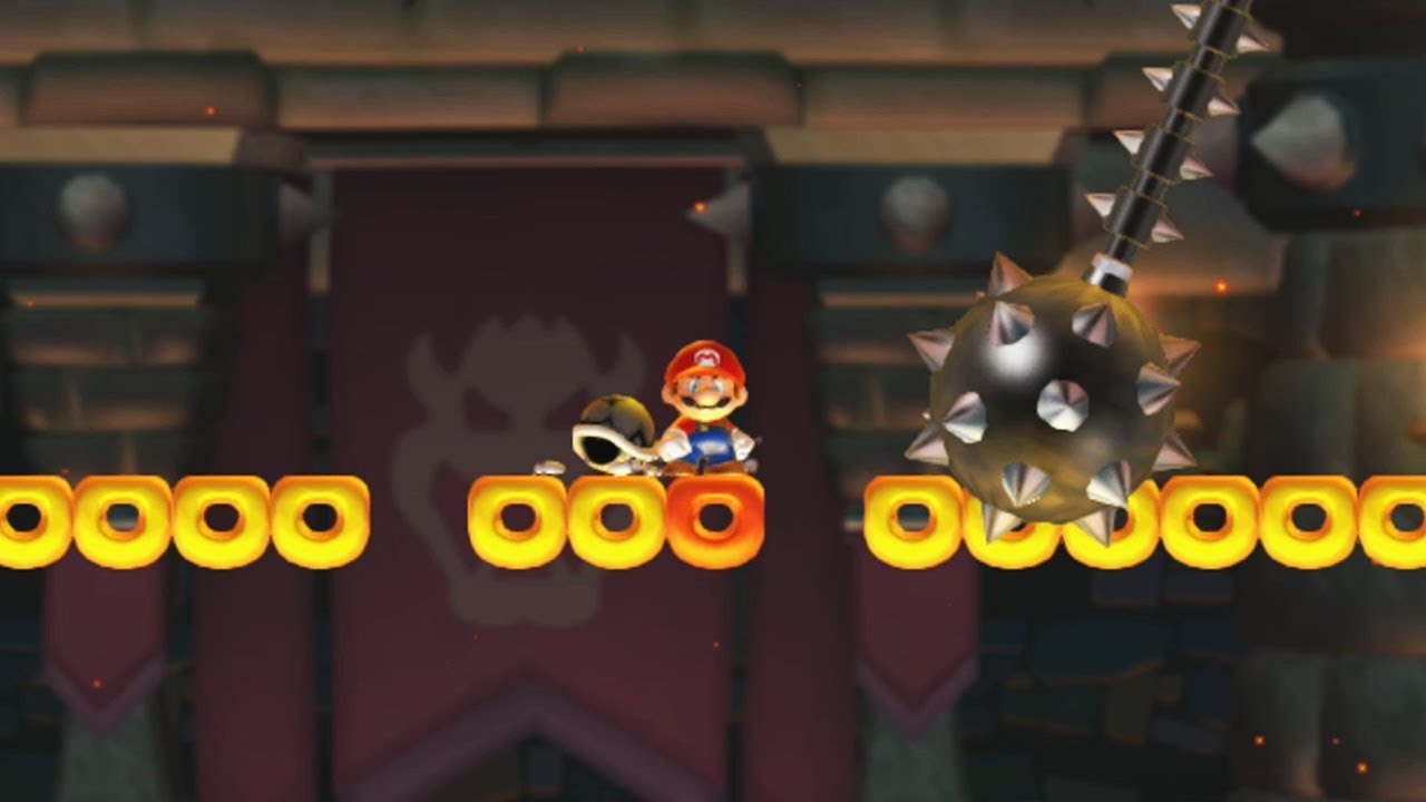 New Super Mario Bros. U: Special Challenges - Castle Crawl (Gold Medal)