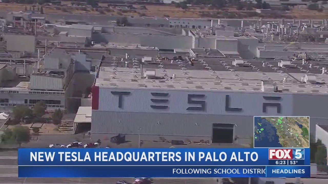 New Tesla Headquarters In Palo Alto