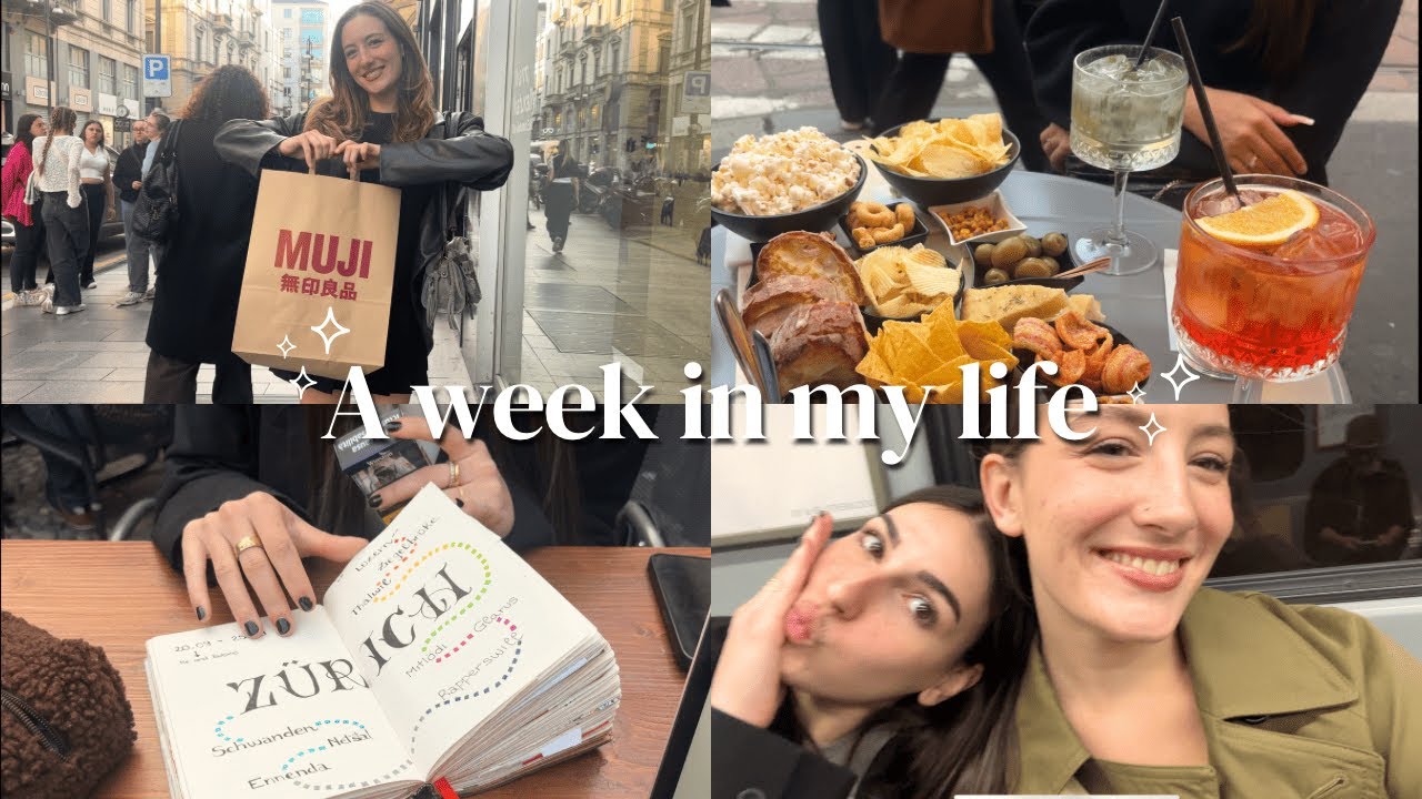 A week in my life | Fashion school, primo weekend a casa, amiche e aperitivi