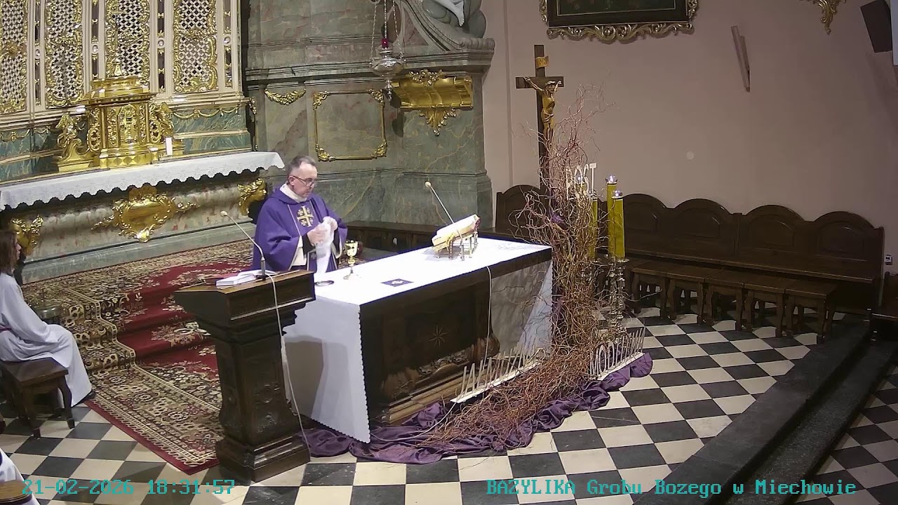 Bazylika Grobu Bożego w Miechowie - LIVE
