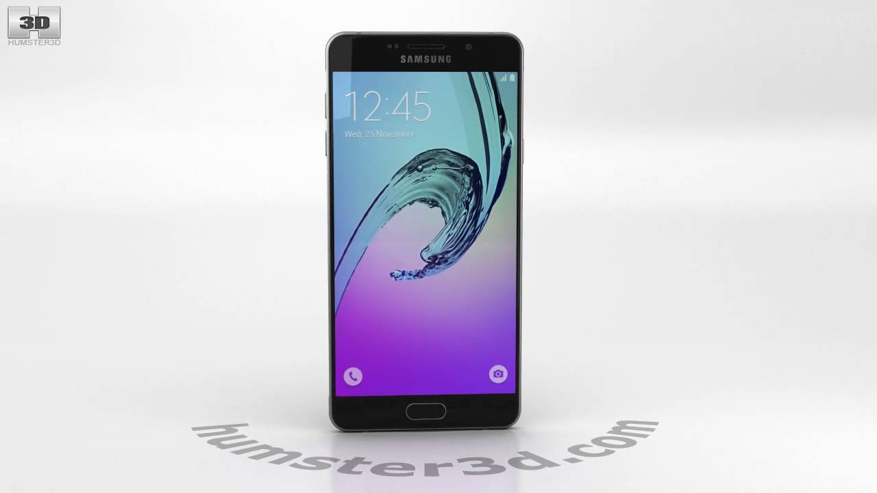 Samsung Galaxy A7 (2016) Black 3D model by 3DModels.org