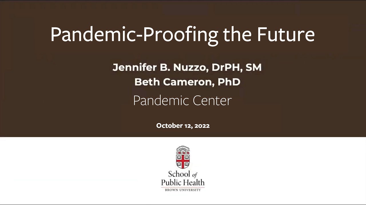 Pandemic-Proofing the Future