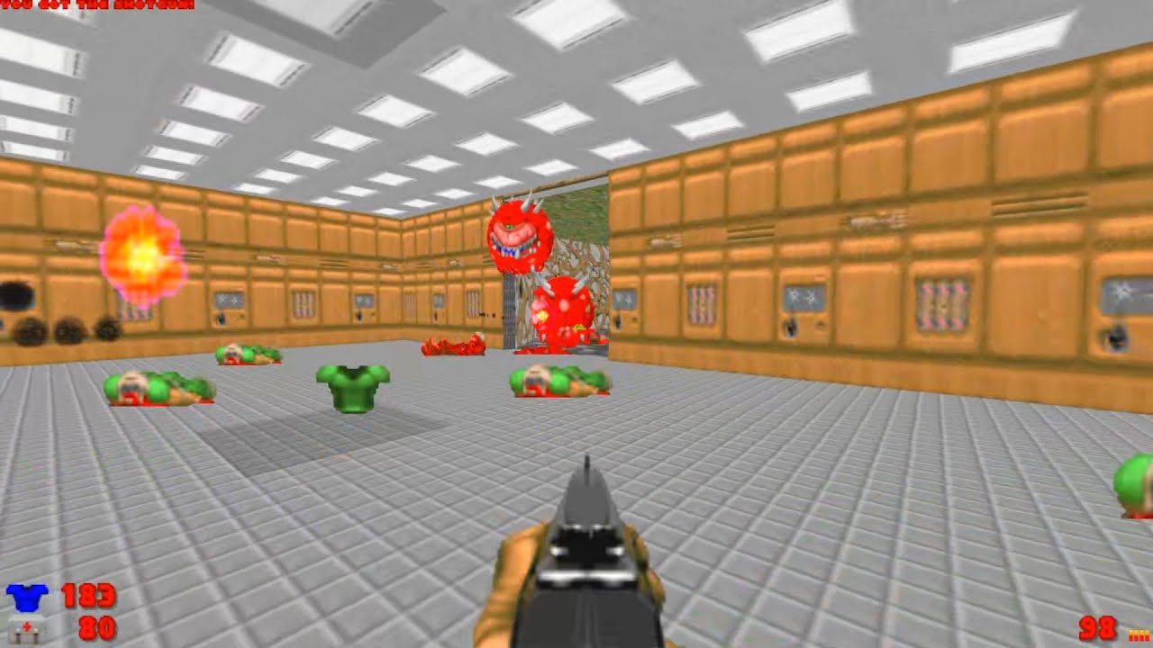 DOOM MOD TECH TEMPLE TECHTEMP WAD By Artemis Entreri MAP E2M1 ONE MAP ULTIMATE DOOM WAD