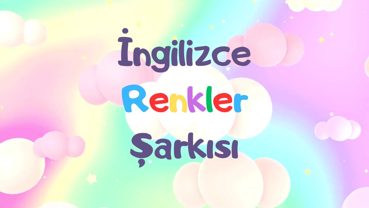 İngilizce Bebek Şarkıları: Çocuklar İçin İngilizce Renkler Şarkısı | Kango Çocuk