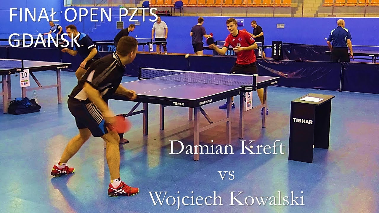 Finał OPEN PZTS | Damian Kreft vs Wojciech Kowalski | #tabletennisexperts