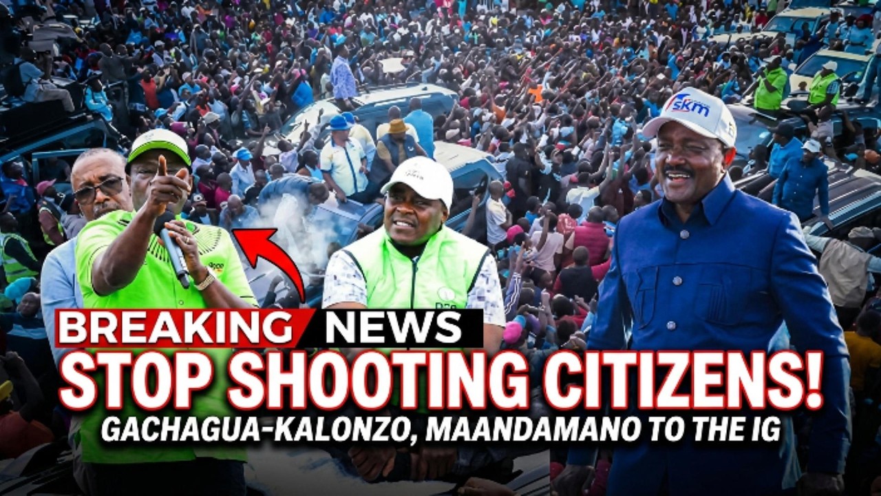 Maandamano to the IG: Gachagua and Kalonzo Demand Justice