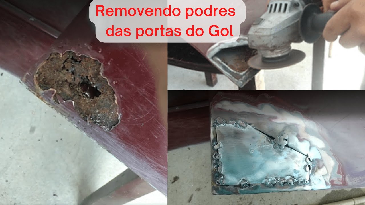 Removendo podres das portas do Gol
