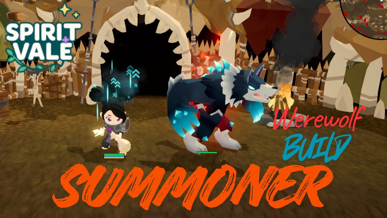 SpiritVale Playtest | Level 115 Summoner Werewolf Build Showcase | Indie MMORPG