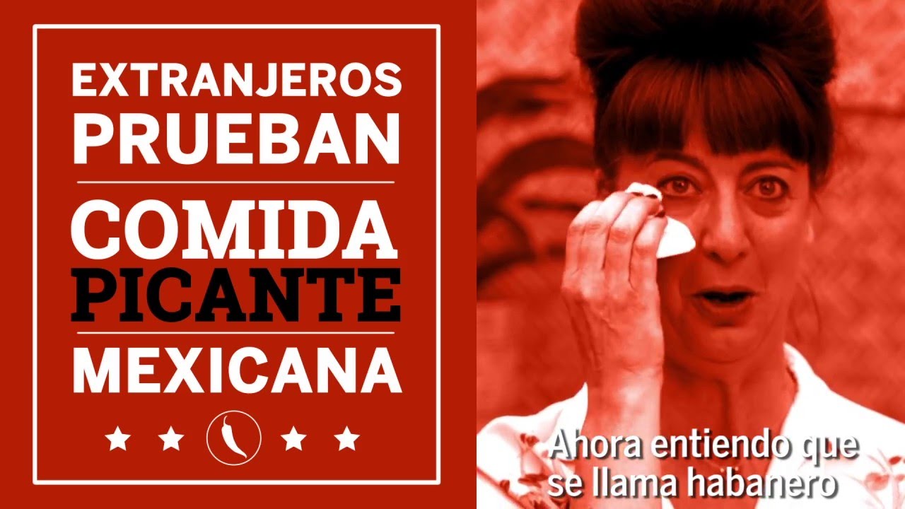 Extranjeros prueban comida picante mexicana