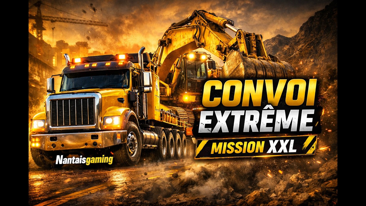 HEAVY CARGO GAMEPLAY CONVOI EXTR&Ecirc;ME 🚛 Transport XXL sur route impossible !