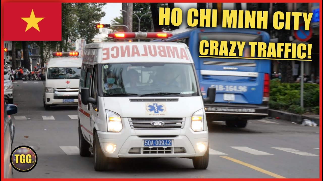 [Vietnam] Ambulances in Crazy Traffic!