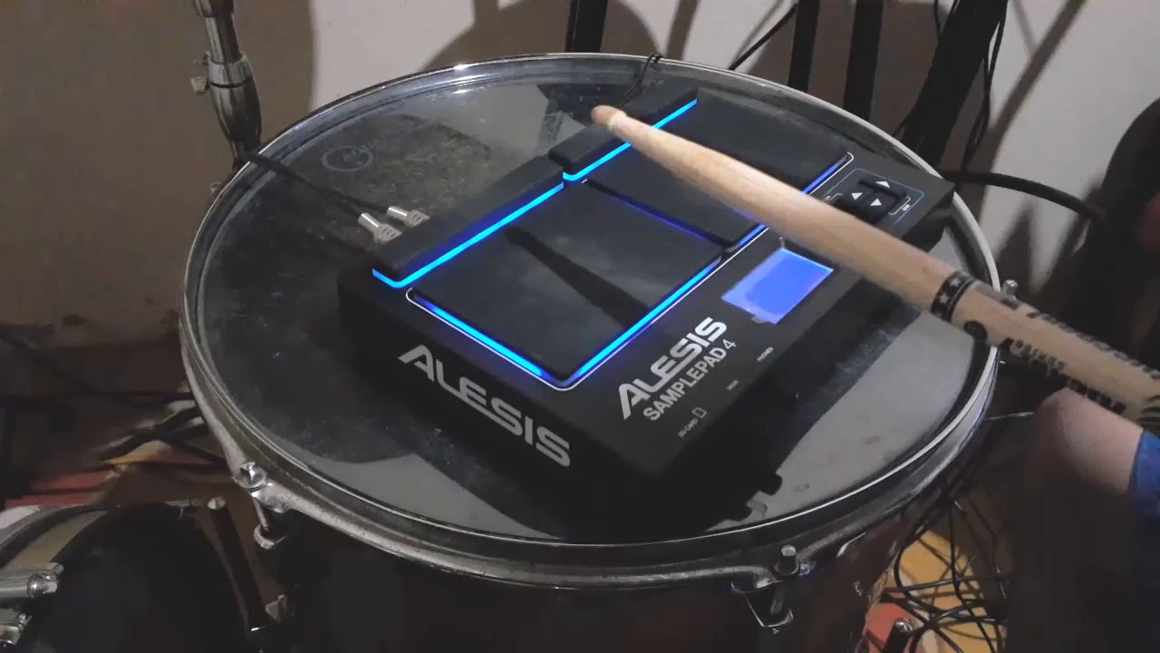 Alesis sample pad 04 volto meus olhos