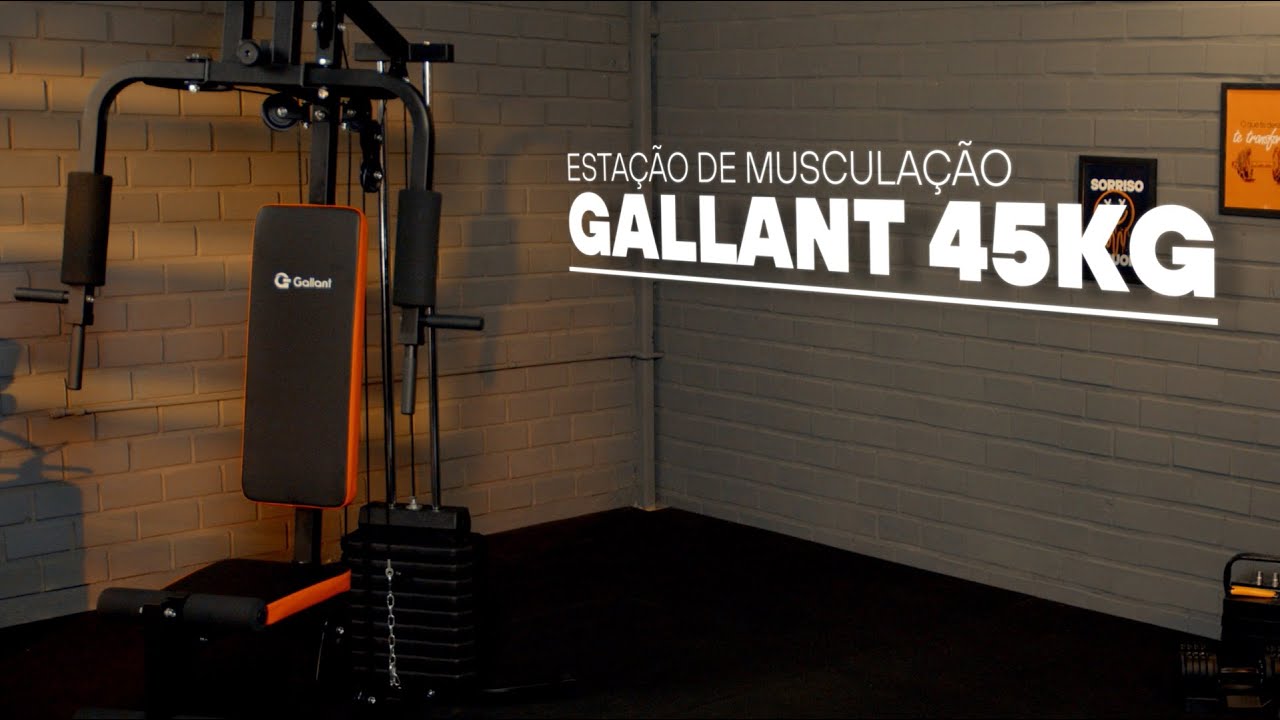 Guia de Exercícios | Estação de Musculação 45kg Gallant GEM45H25A-PT
