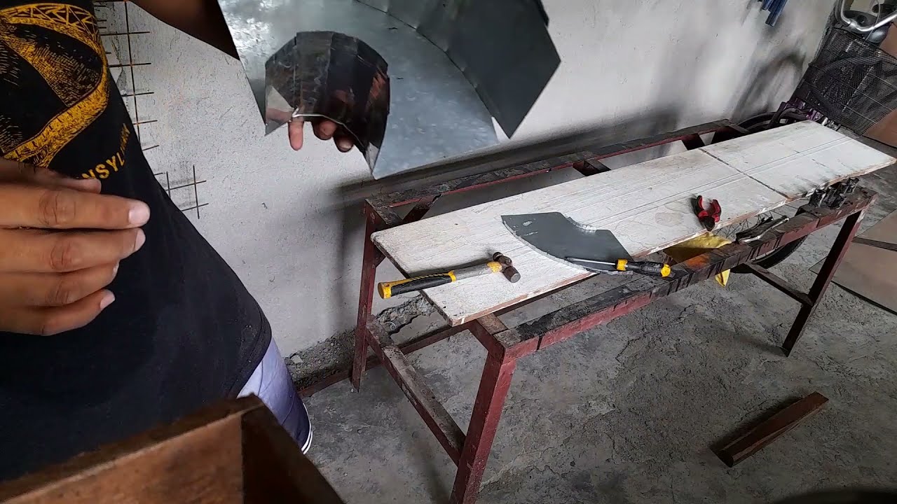 DIY How to Layout And Fabricate Duct Elbow Without Any Motorized Machine Involve