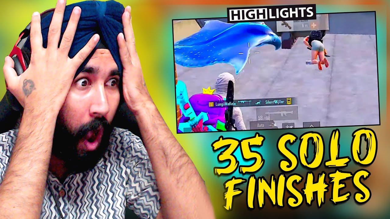 35 SOLO FINISHES | EPIC DOMINATION | BGMI HIGHLIGHTS