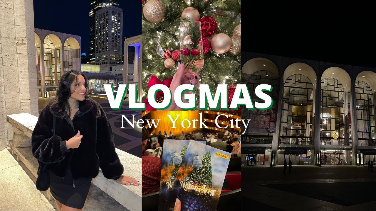 NYC VLOGMAS: the nutcracker ballet, christmas cookies, ugly christmas sweater party, dog ornaments