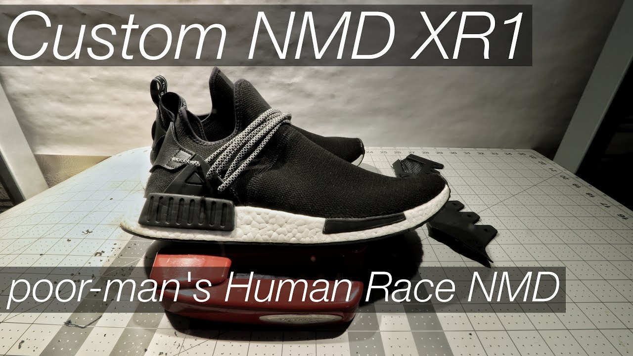 Custom Adidas NMD XR1 (Poor-man's Human Race)