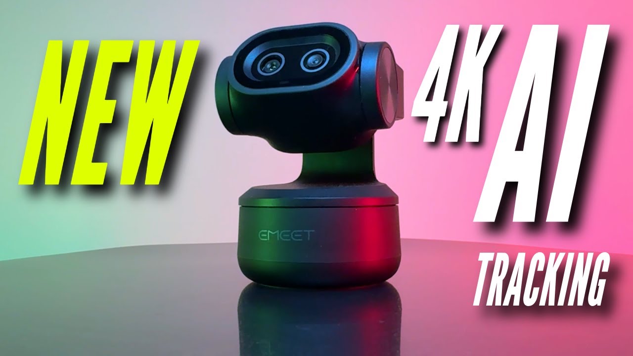 Meet the EMEET PIXY – 4K PTZ Webcam with Smart AI Tracking!