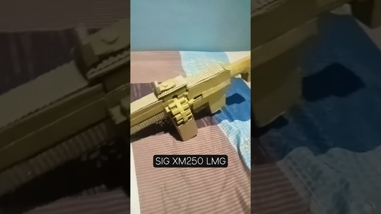 SIG XM250 #cardboardcraft #cardboardgun