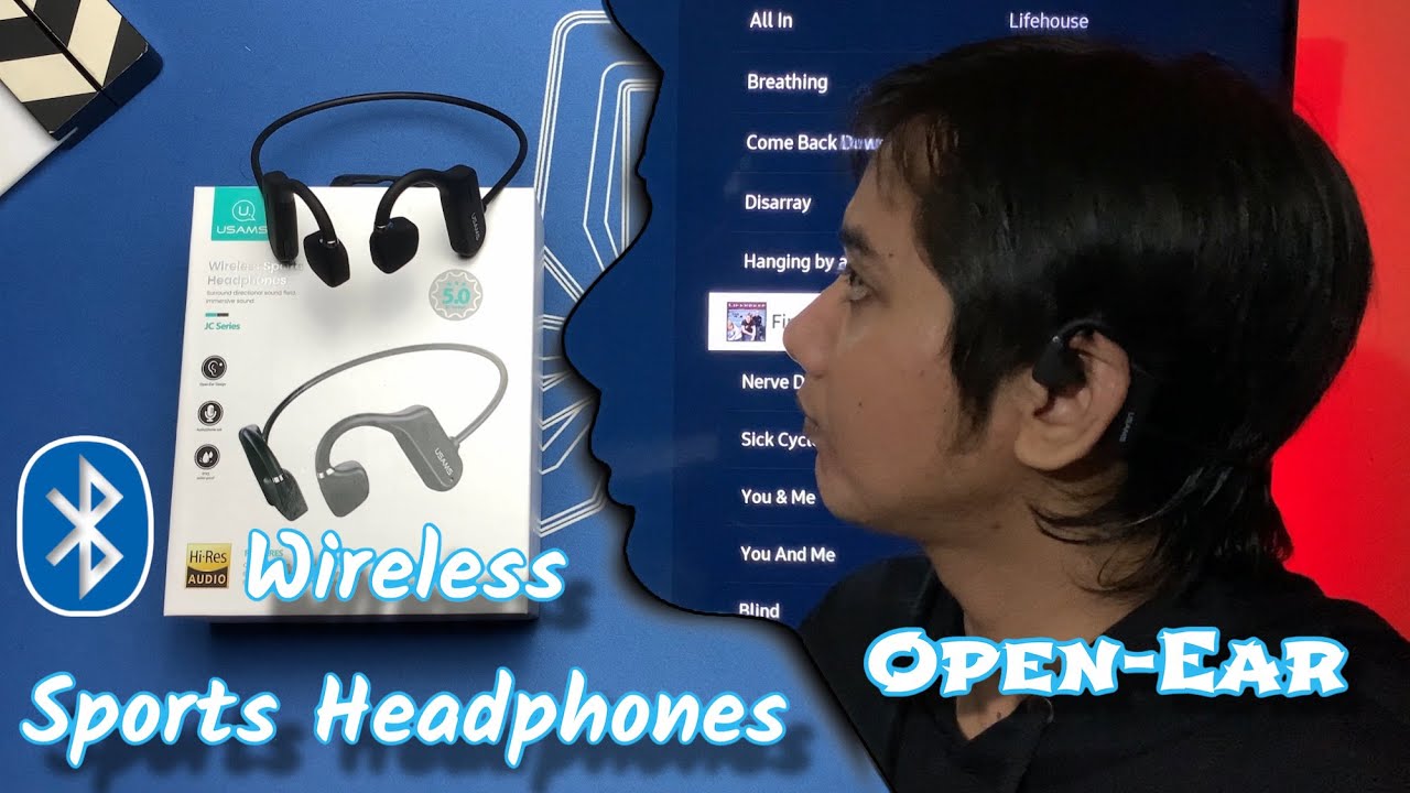 USAMS JC001 EARPHONE BLUETOOTH SPORT OPEN-EAR | JC SERIES BT 5.0 - Unboxing Indonesia