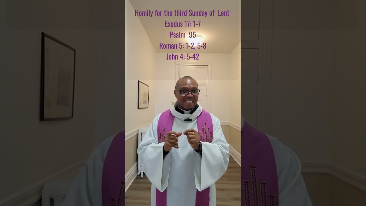 Homily for the third Sunday of Lent year A: The God who wants at your well