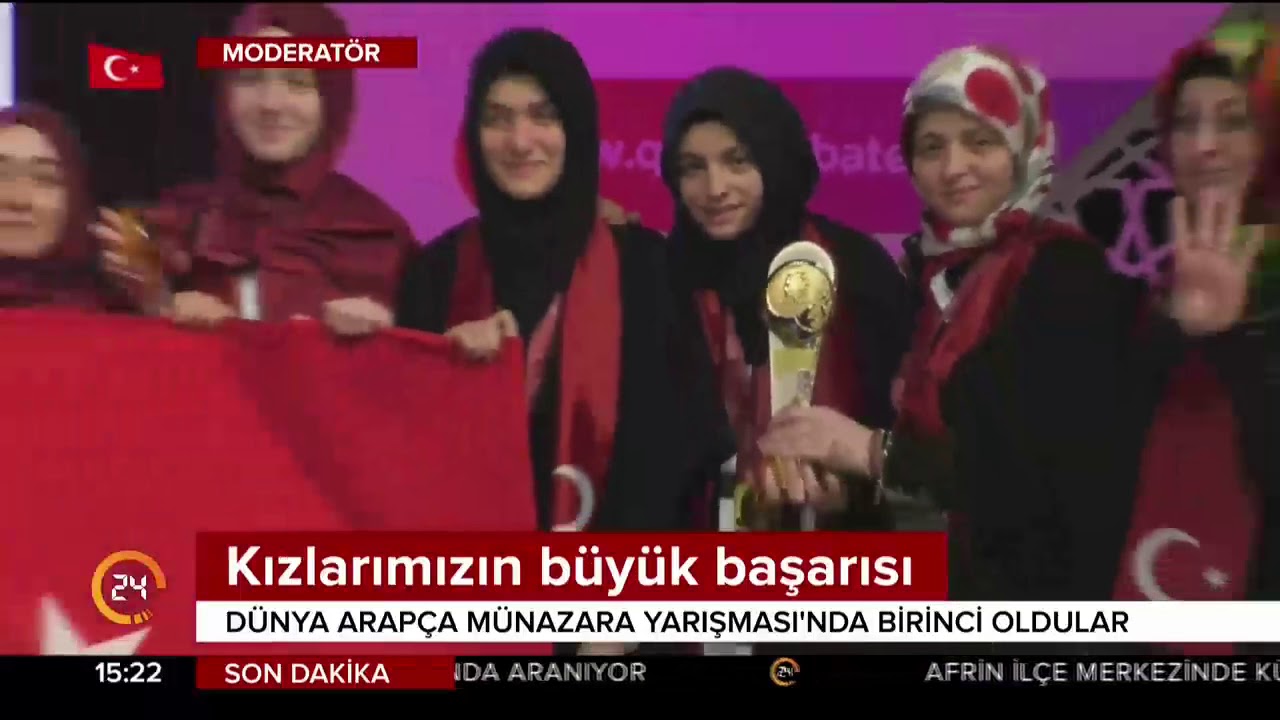 Cumhurbaşkanı Erdoğan'dan Arapça münazara yarışmasın kazanan öğrencilere tebrik telefonu