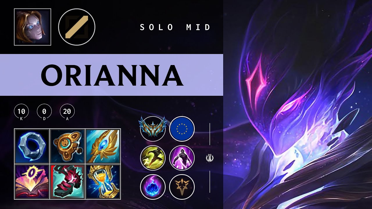 Orianna Mid vs Ryze - EUW Challenger Patch 25.24
